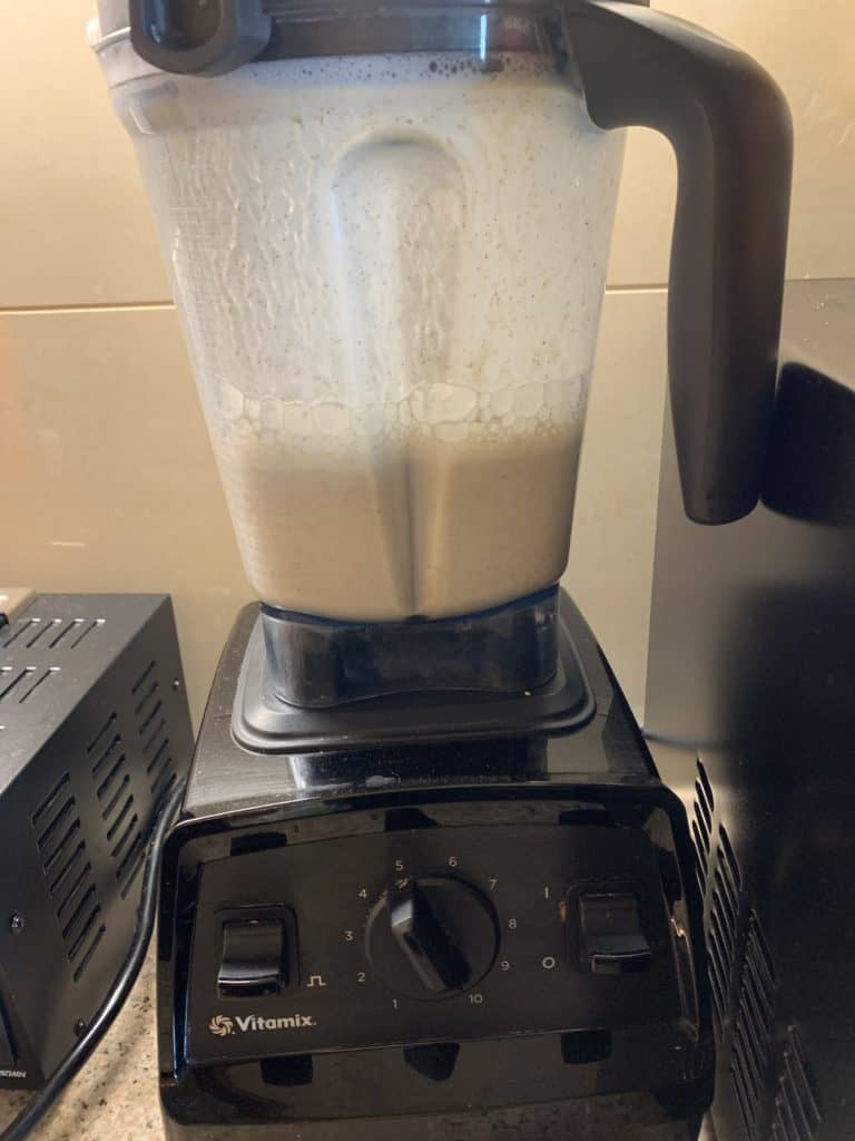 Almond Milk With Vitamix Blender The Matbakh