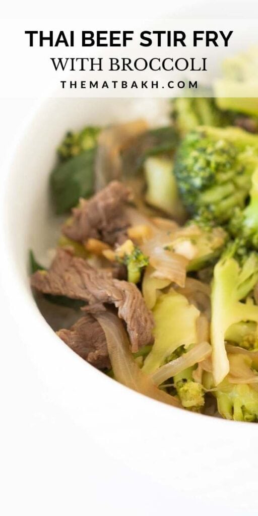 thai beef and broccoli stir fry