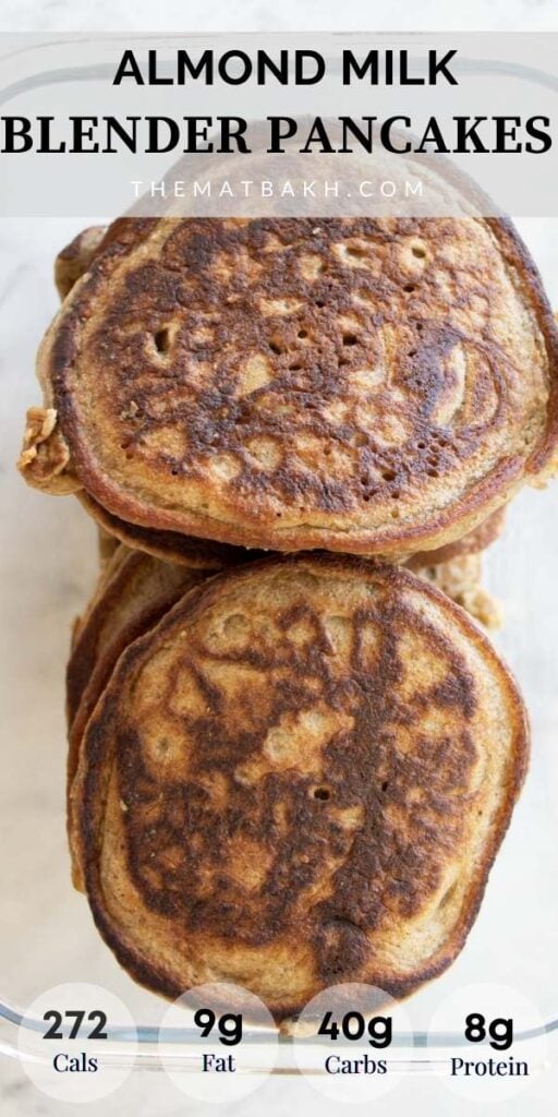 Blender Oatmeal Banana Almond Milk Pancakes The Matbakh