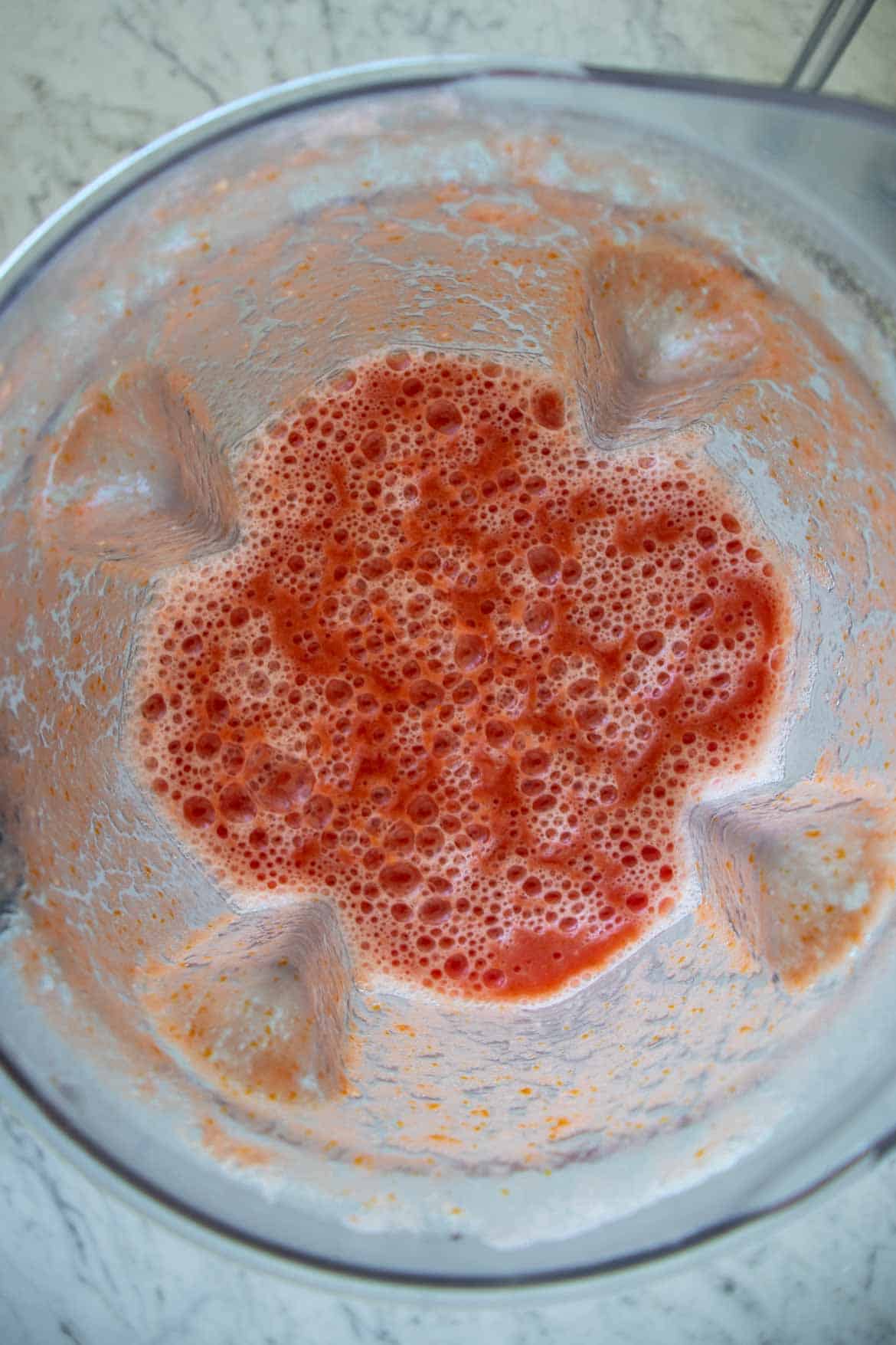 Blend the tomatos