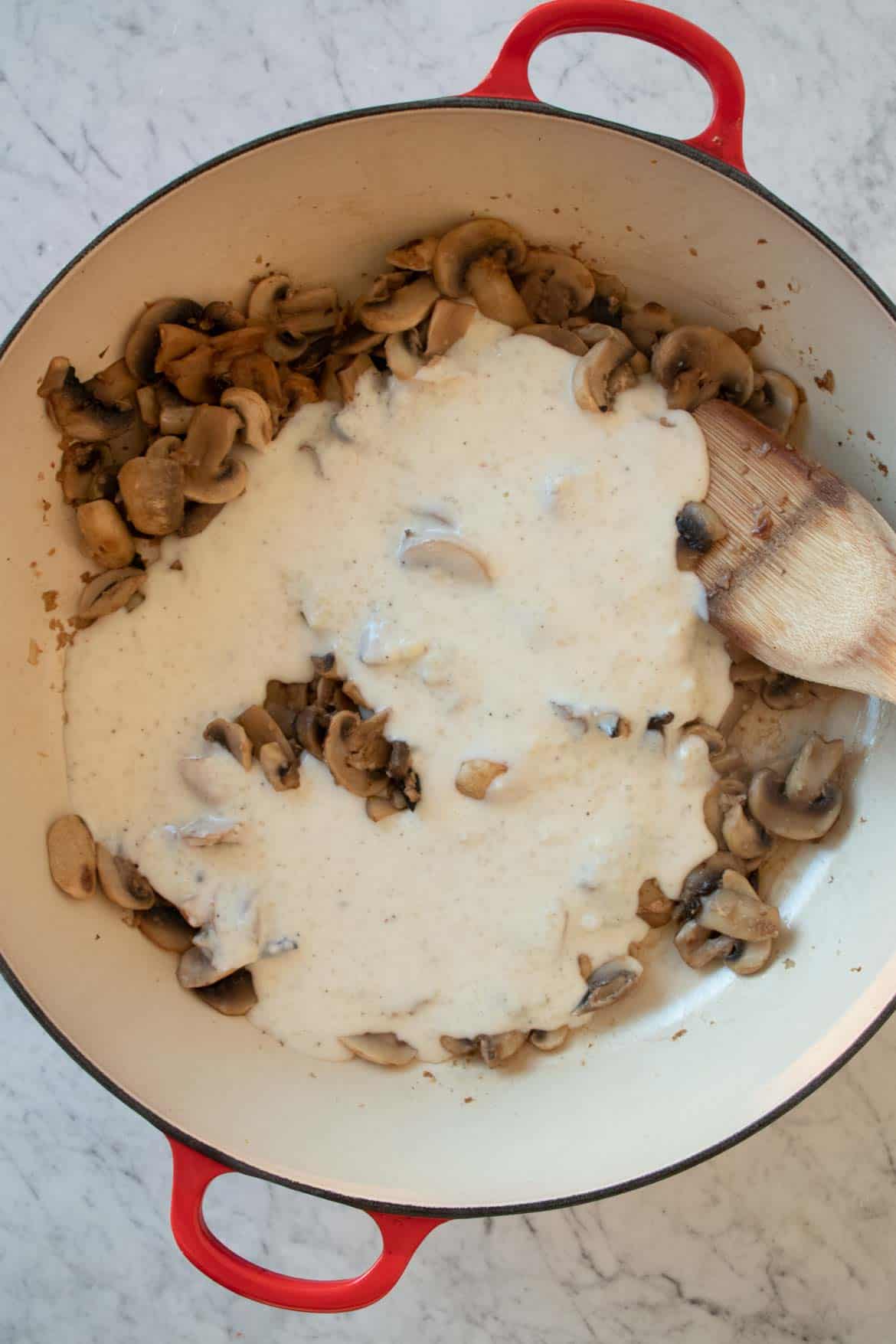 mushroom cream pasta sauce