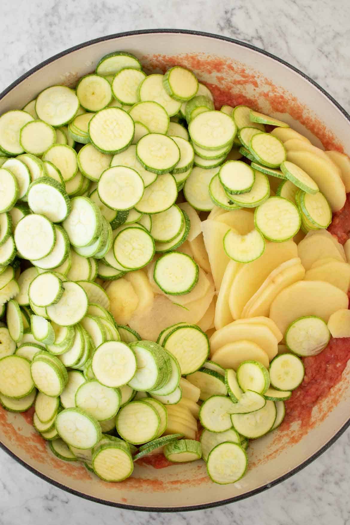 roasted veggies with tomato sauce