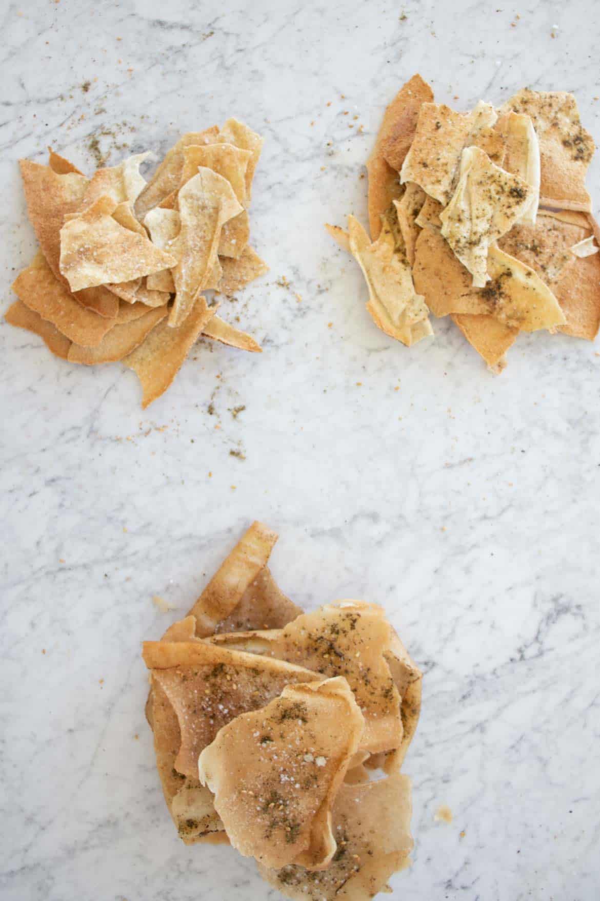 pita chips 2 ways