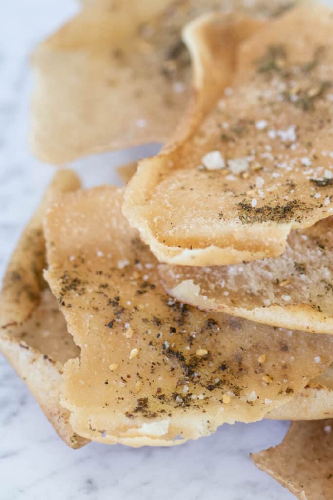 The Best Pita Chips (Baked & Fried Pita Bread) The Matbakh