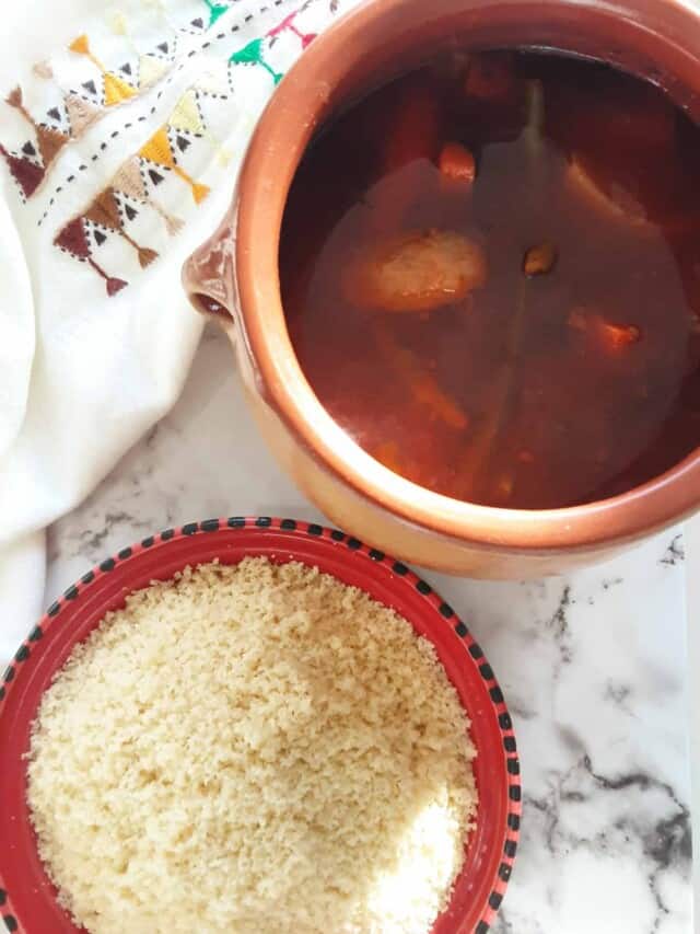 Algerian Lamb Stew with Couscous The Matbakh