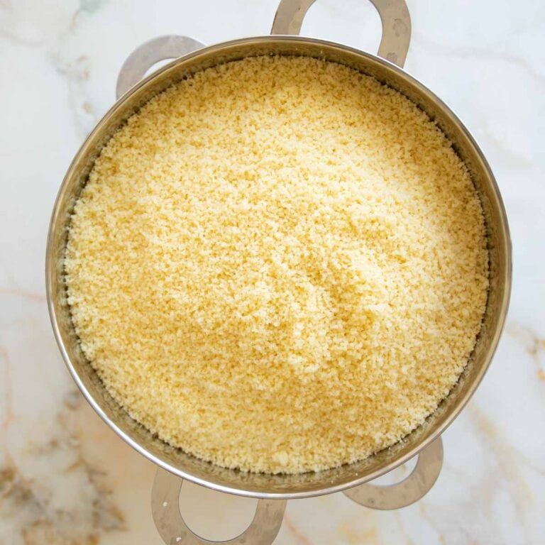 couscous in a steamer