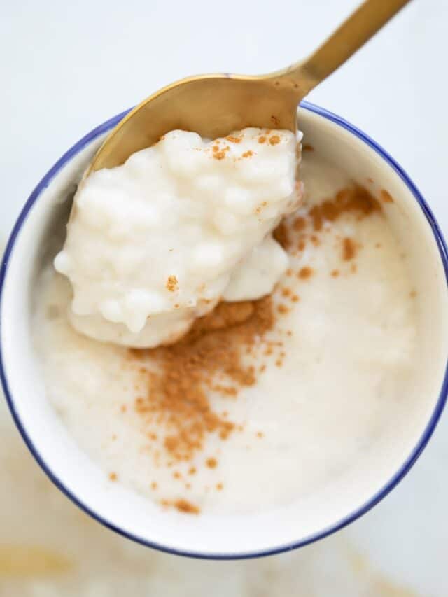 Almond Milk Rice Pudding The Matbakh