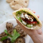 falafel pita sandwich