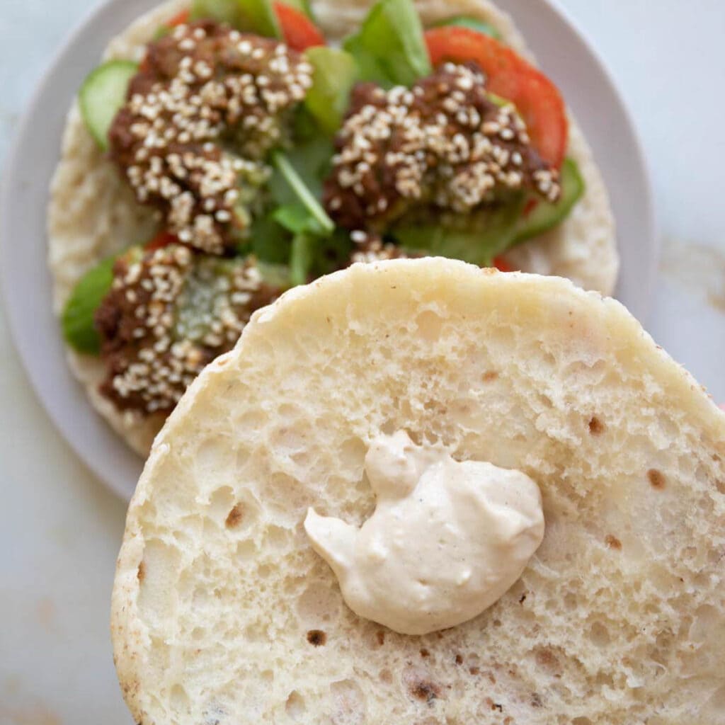 Garlic Tahina Falafel Sauce The Matbakh