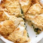 easy spanakopita recipe with fresh spinach
