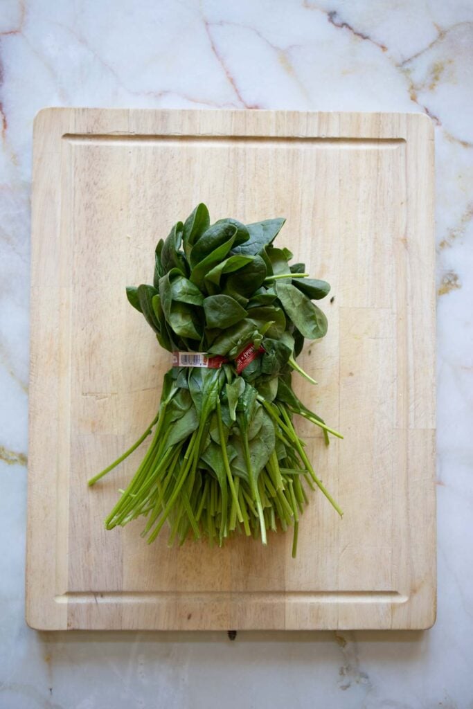 a spinach bunch