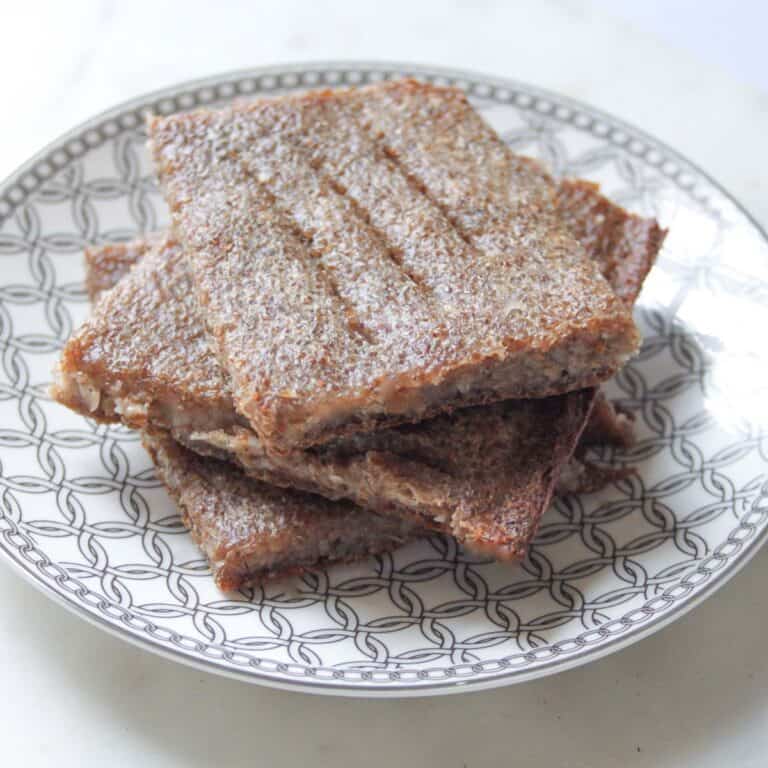 baked kibbeh on a plate