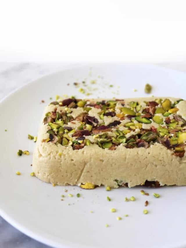 Tahini Halva With Pistachios The Matbakh