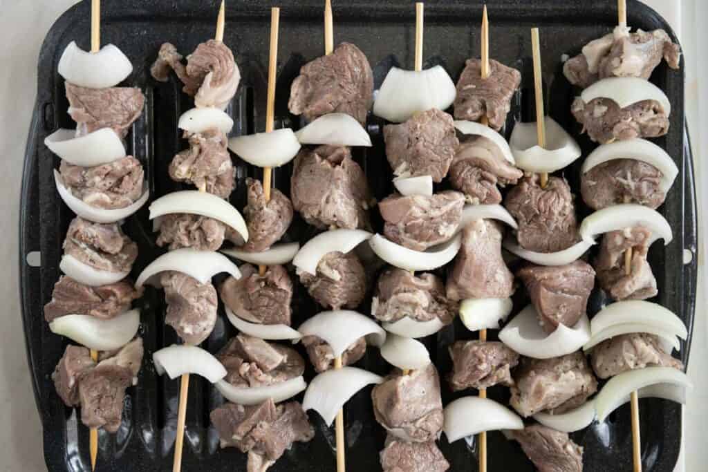 Oven Broiled Lamb Kabobs The Matbakh