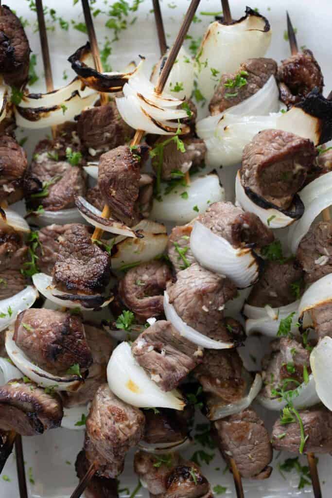 Oven Broiled Lamb Kabobs The Matbakh