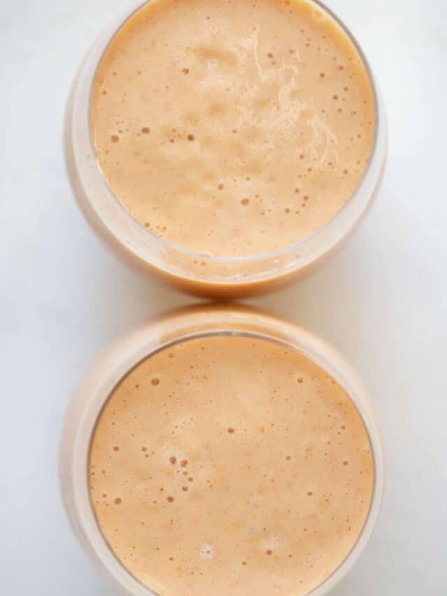 Banana Peach Yogurt Smoothie The Matbakh