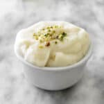 clotted cream with pistachios on top