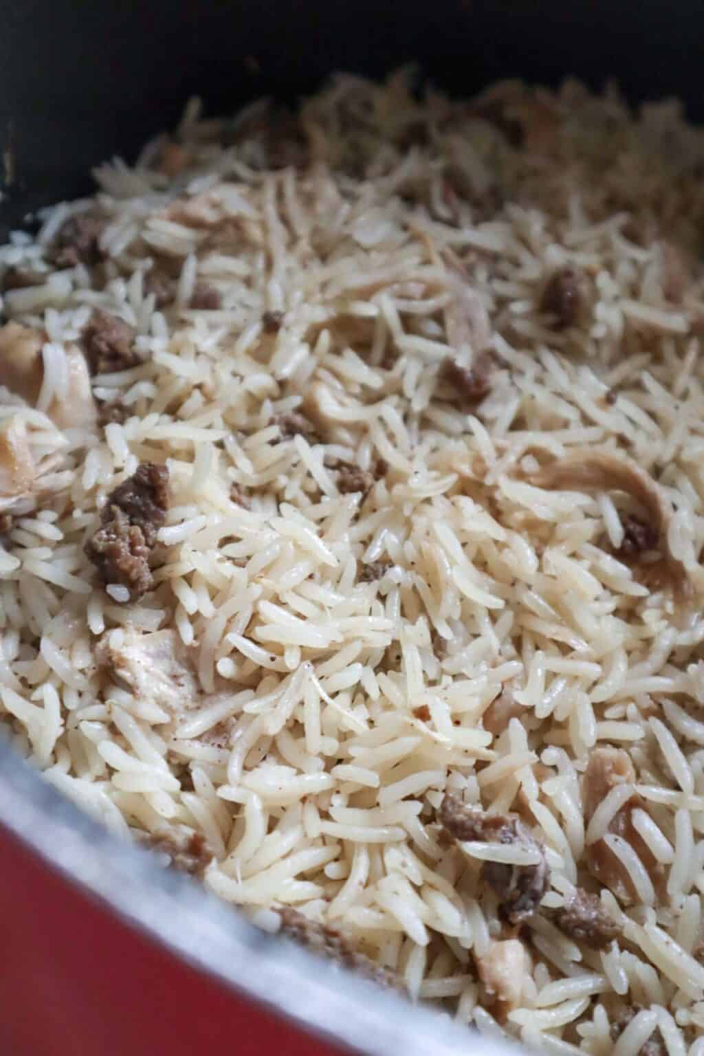 Lebanese Chicken and Rice (Riz a Djej) - The Matbakh