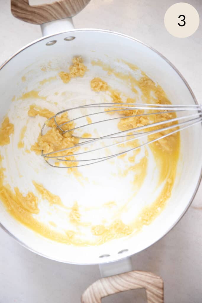whisk the butter and flour together