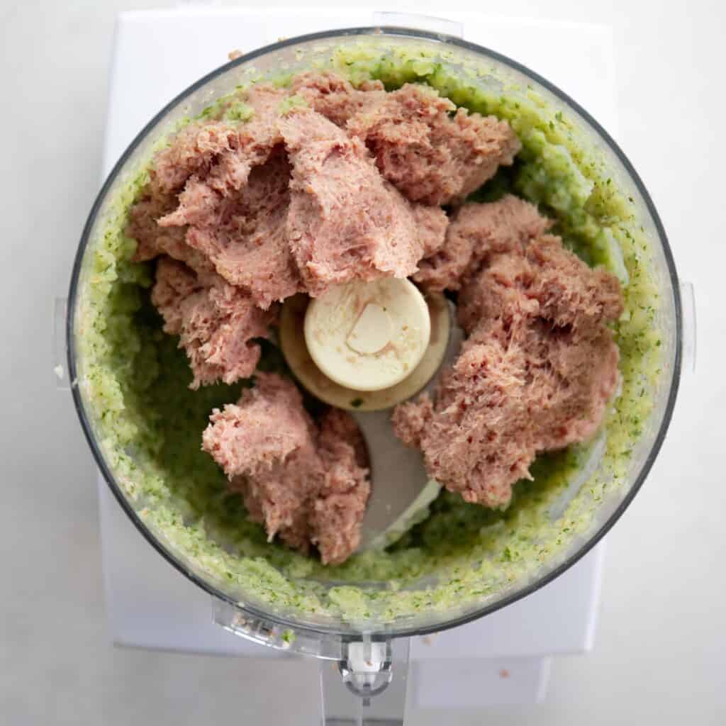 add the ground kibbeh mixture
