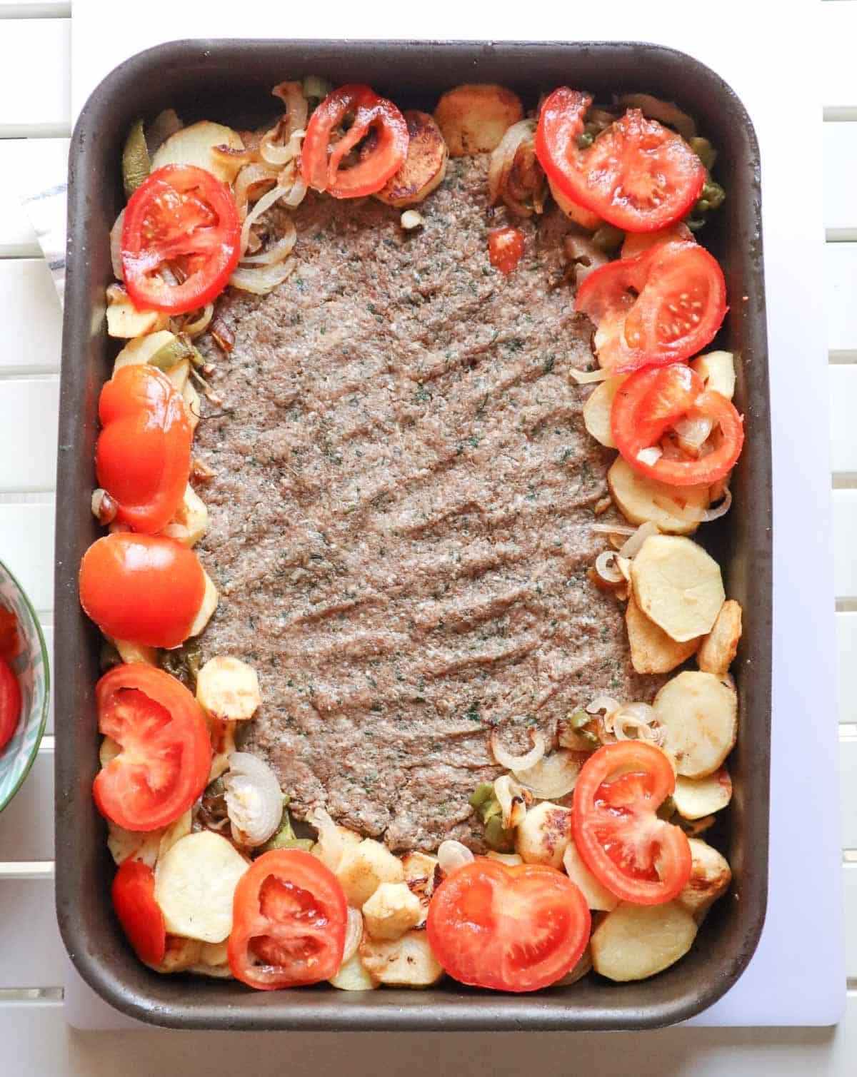 Lebanese Kafta Bil Sanieh Baked Kafta and Potatoes The Matbakh