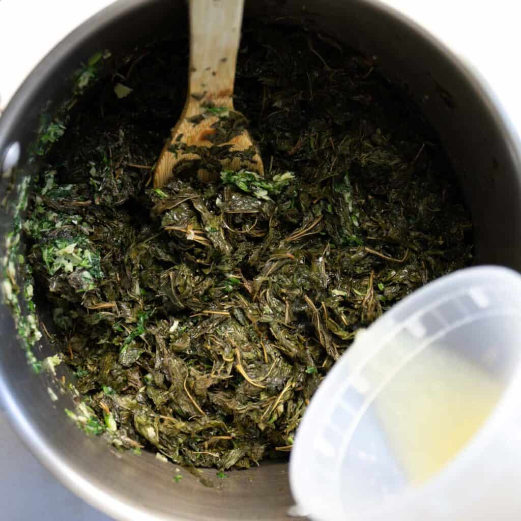 adding lemon juice