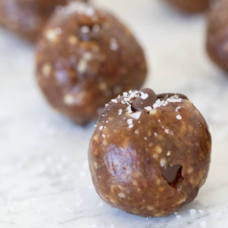chocolate chip date nut balls