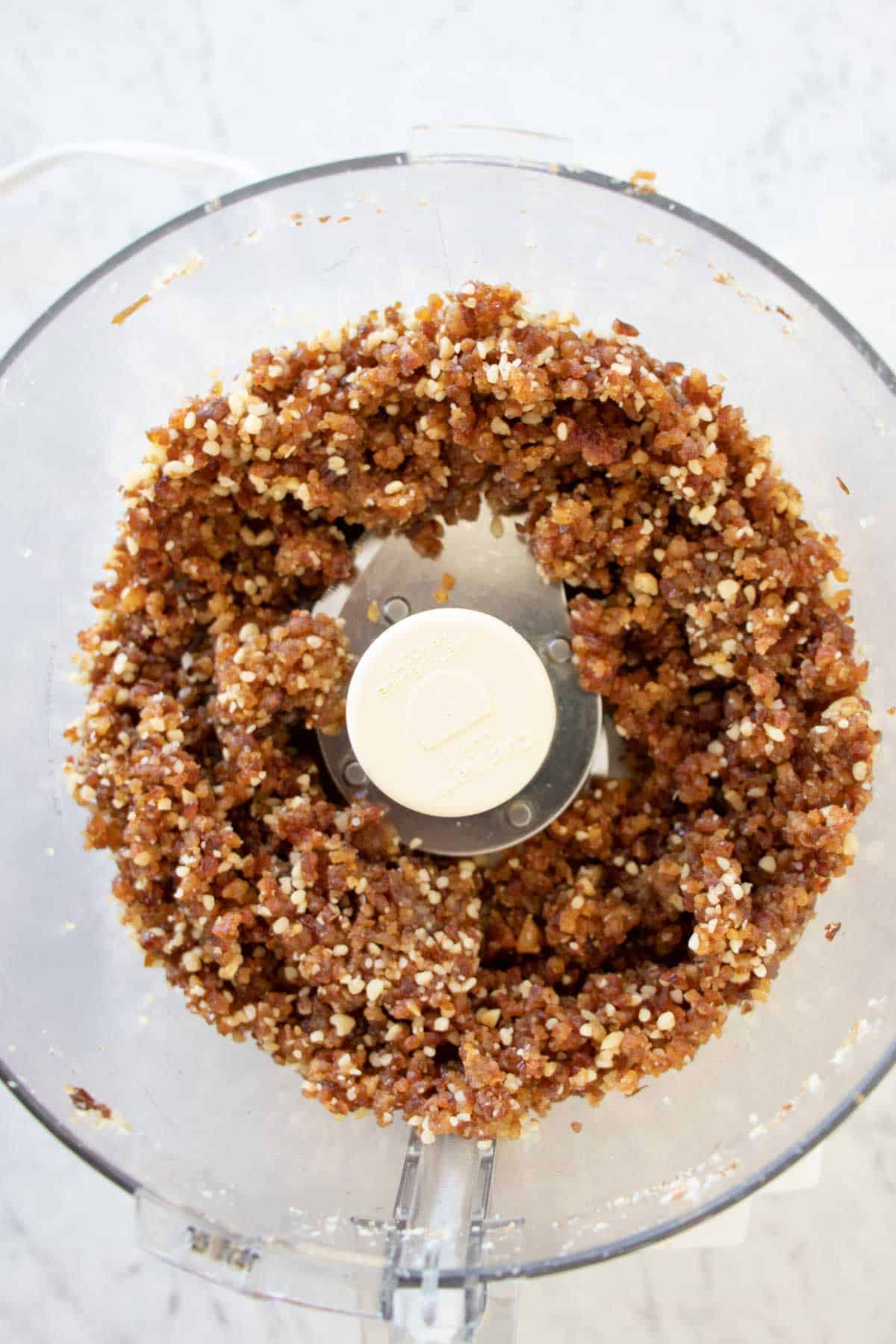 pulse the food processor until blended