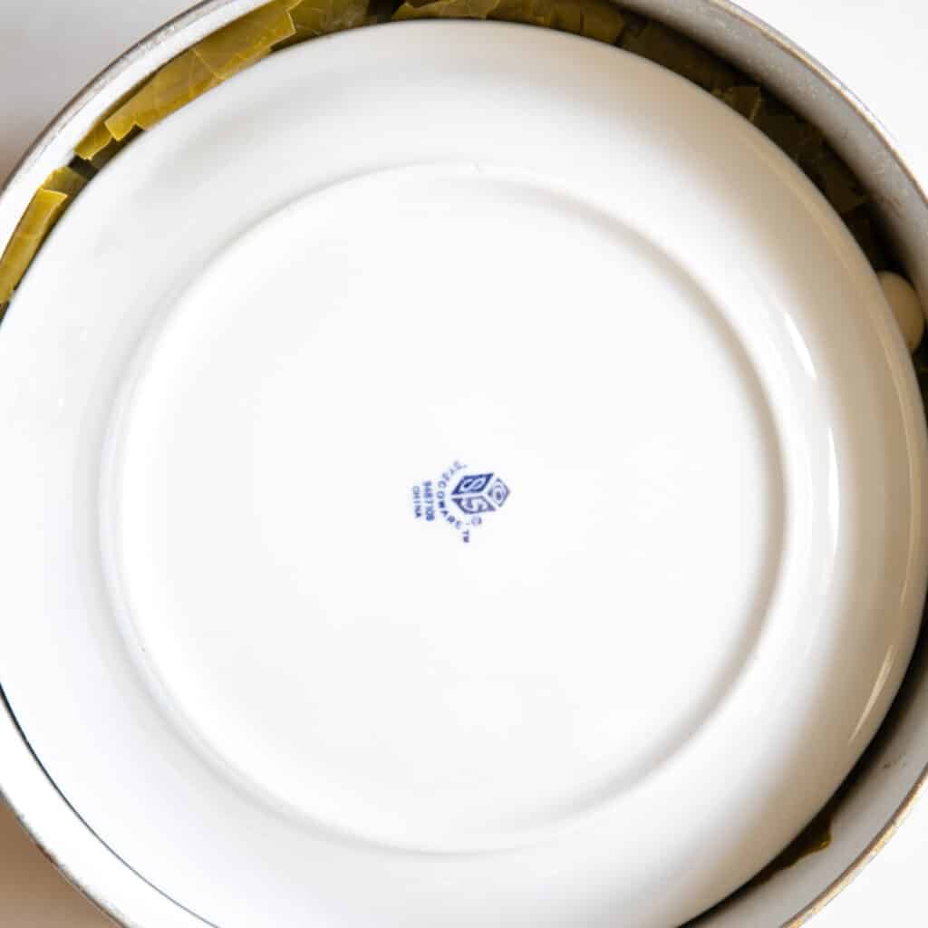 add a plate on top