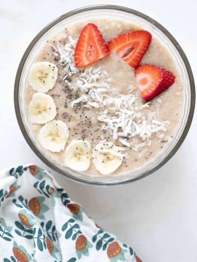 Fluffy Egg White Oatmeal The Matbakh