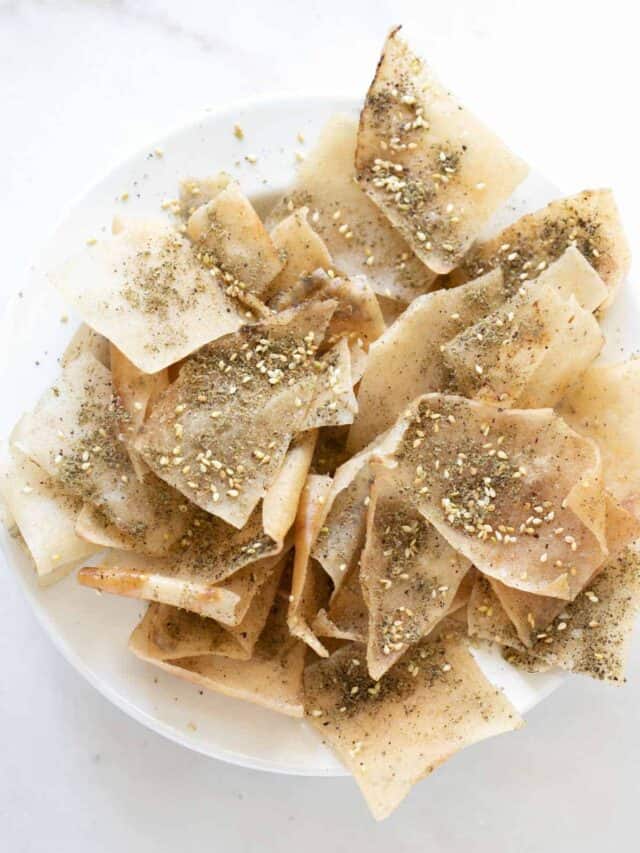 Zaatar Pita Chips The Matbakh