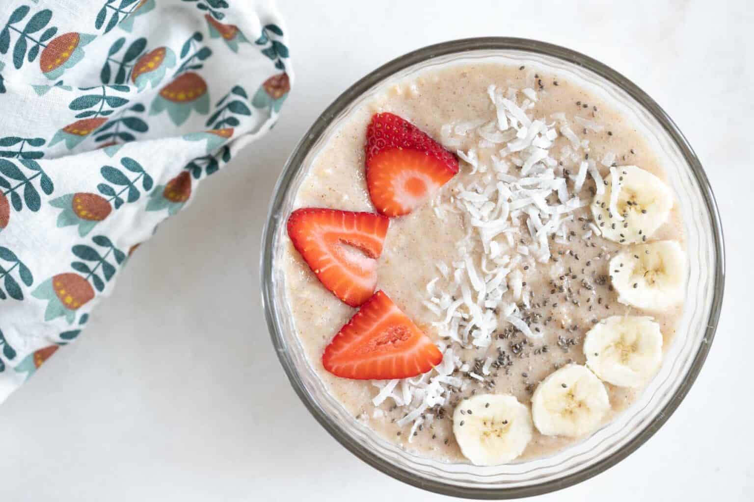 Fluffy Egg White Oatmeal The Matbakh