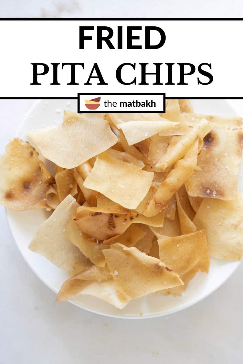 Homemade Fried Pita Chips With Sea Salt The Matbakh