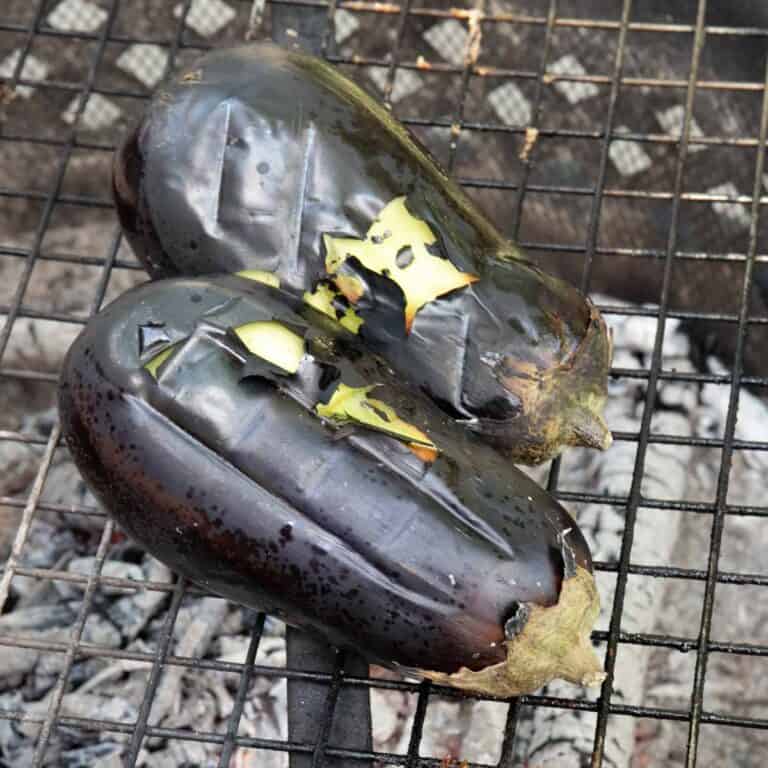 Lebanese Baba Ganoush (Fire Roasted Eggplant Dip) The Matbakh