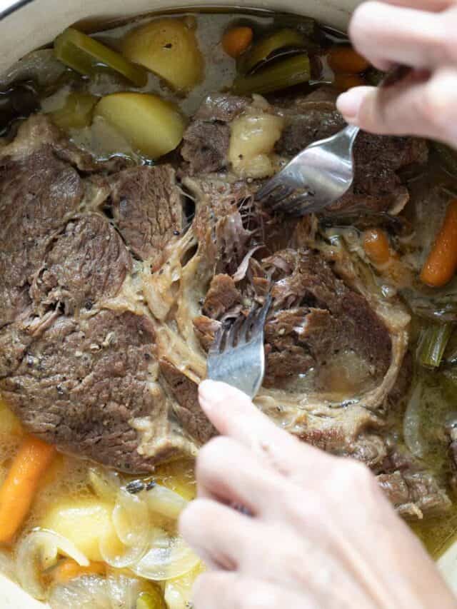 Stovetop Beef Pot Roast Recipe (Fork Tender) The Matbakh