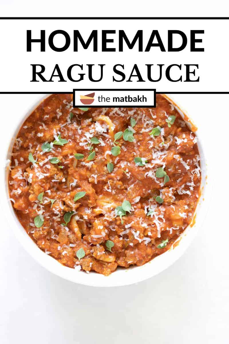 Homemade Ground Beef Ragu Spaghetti Sauce The Matbakh