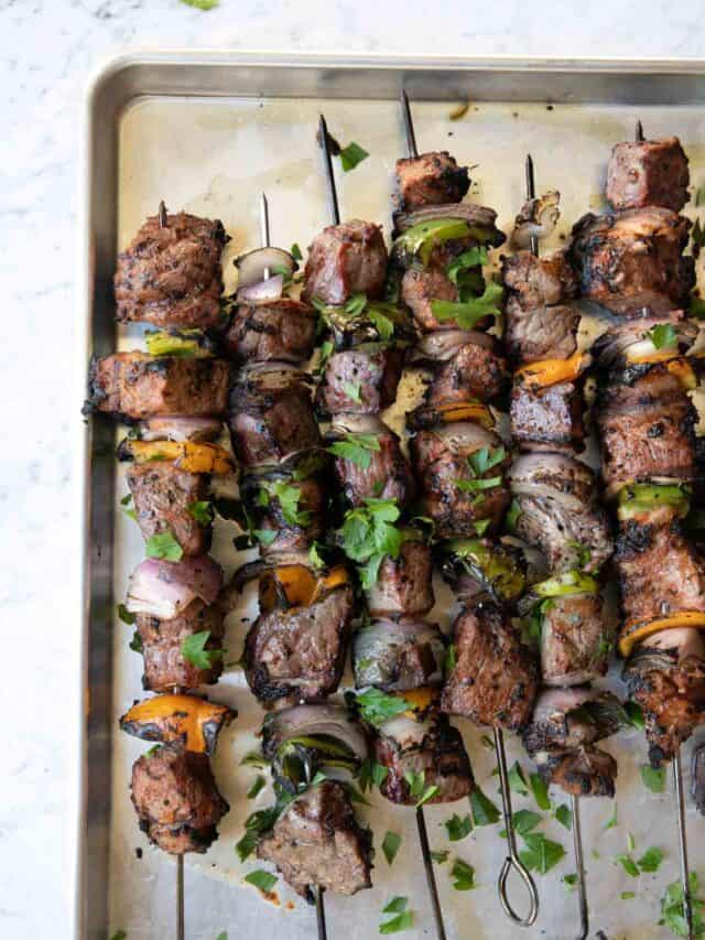 Beef Shish Kabob Skewers The Matbakh