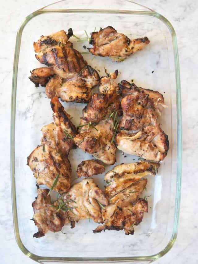 Rosemary Grilled Chicken Thighs The Matbakh