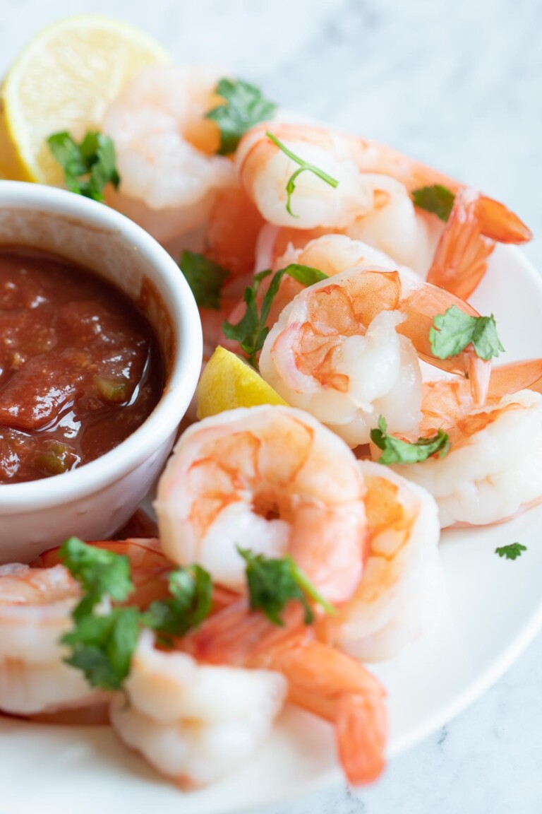 Perfectly Steamed Shrimp Cocktail The Matbakh