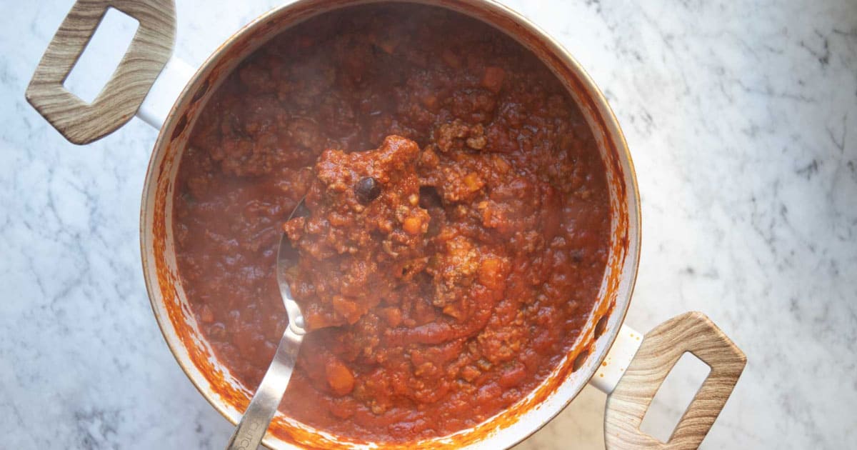 Meat Lasagna Tomato Sauce (From Scratch!) The Matbakh