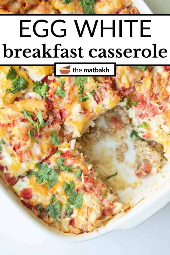 Egg White Breakfast Casserole with Turkey Sausage The Matbakh