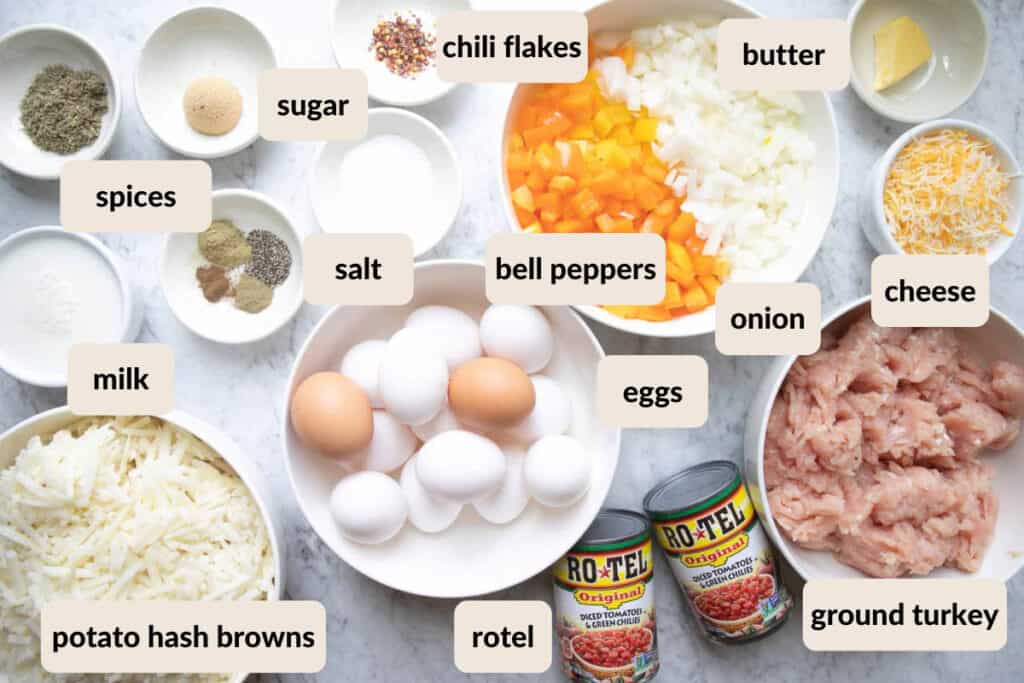 Egg White Breakfast Casserole with Turkey Sausage The Matbakh