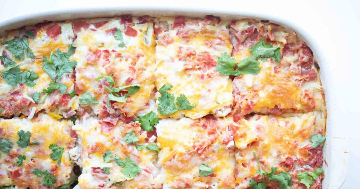 Egg White Breakfast Casserole with Turkey Sausage The Matbakh