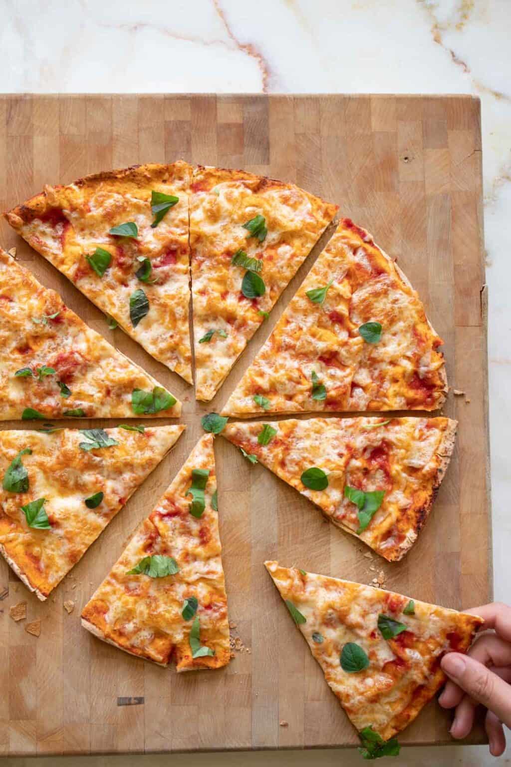 Crispy Pita Bread Pizzas The Matbakh