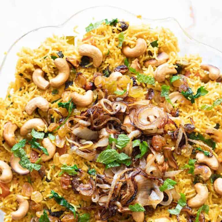spicy chicken biryani rice recipe.