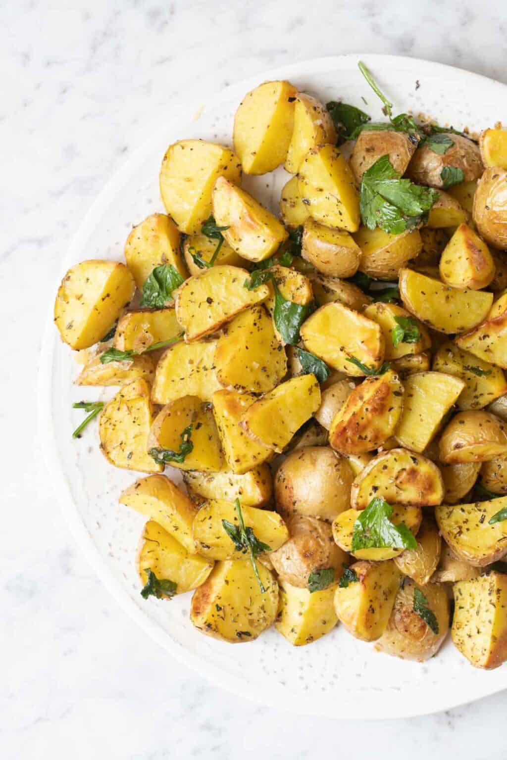Butter Roasted Baby Gold Potatoes The Matbakh