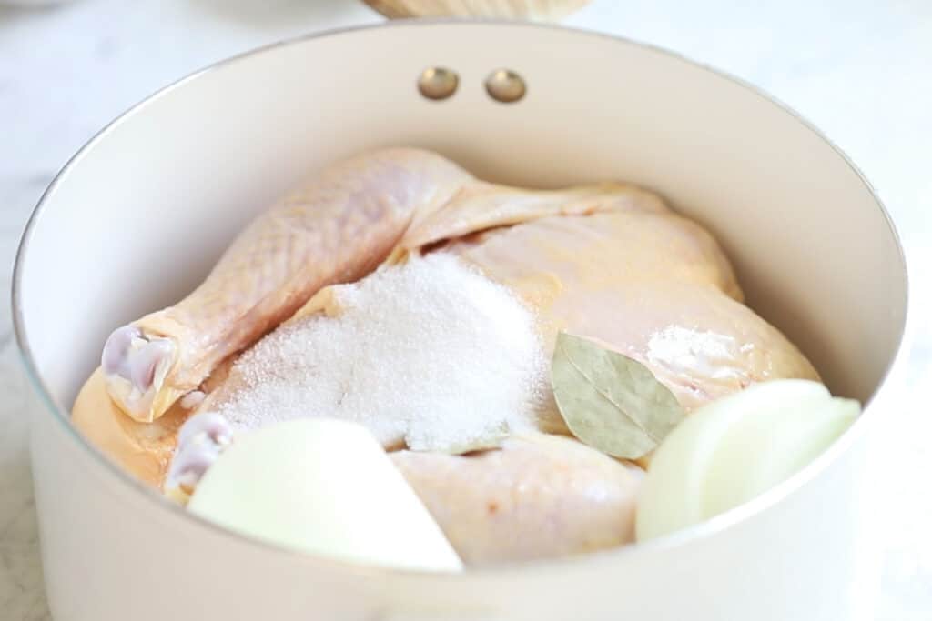 How to Simmer a Whole Chicken and Make Chicken Broth The Matbakh