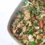 baked juicy chicken shawarma.