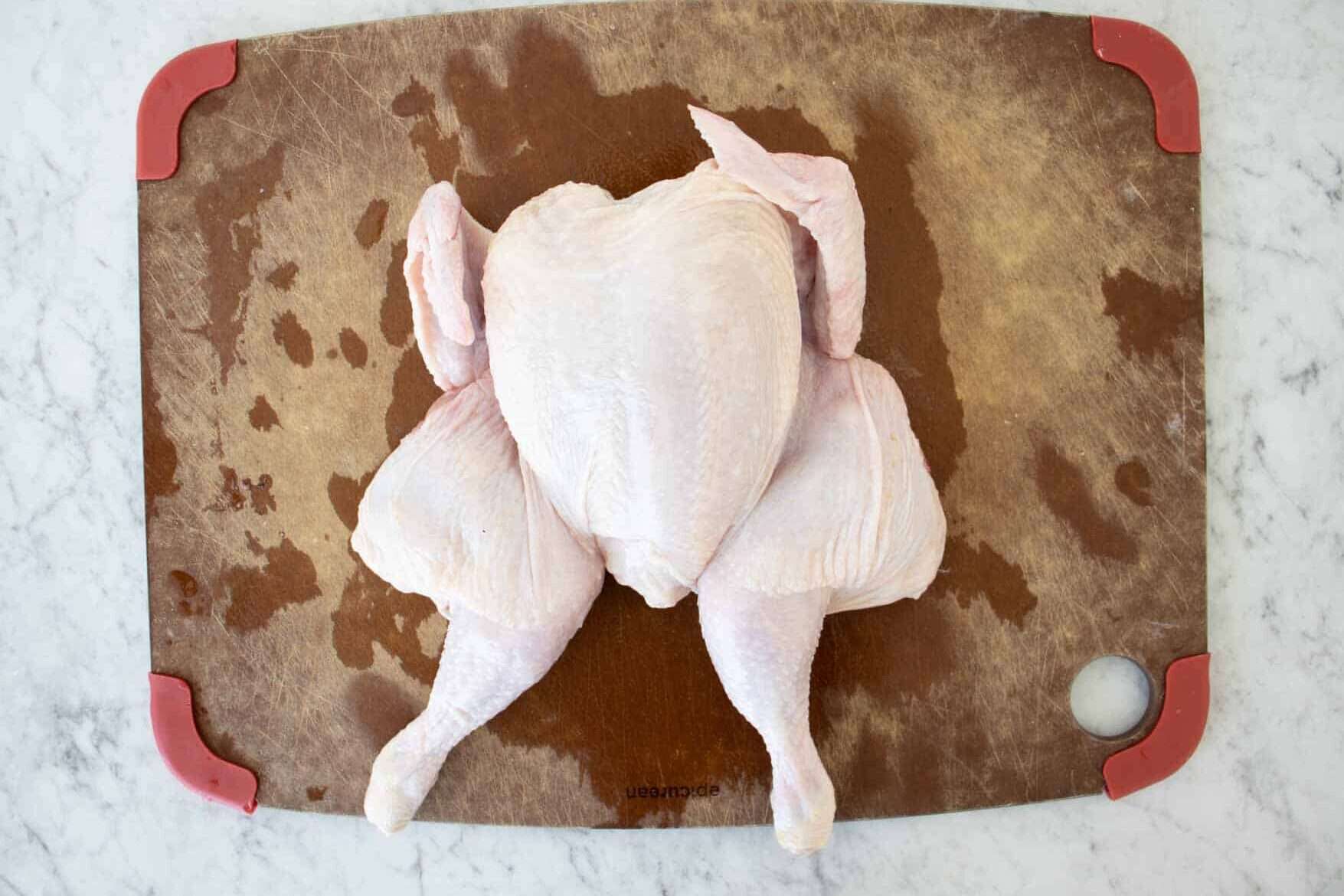 how to butterfly a chicken