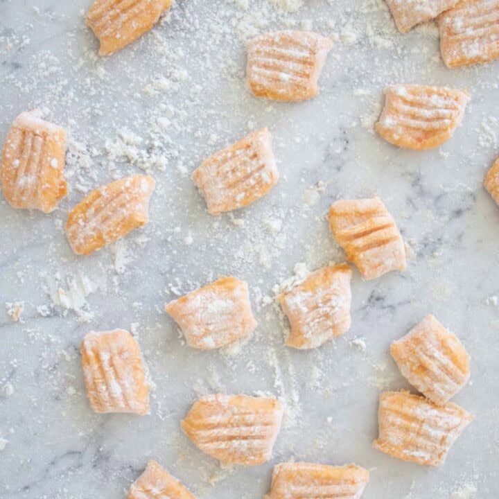 sweet potato gnocchi dough.